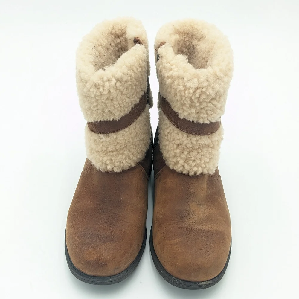 UGG Blayre II Leather And Shearling Boots